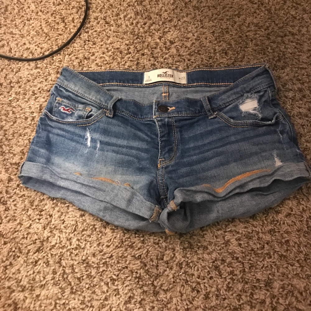 Hollister Medium light wash Shorts