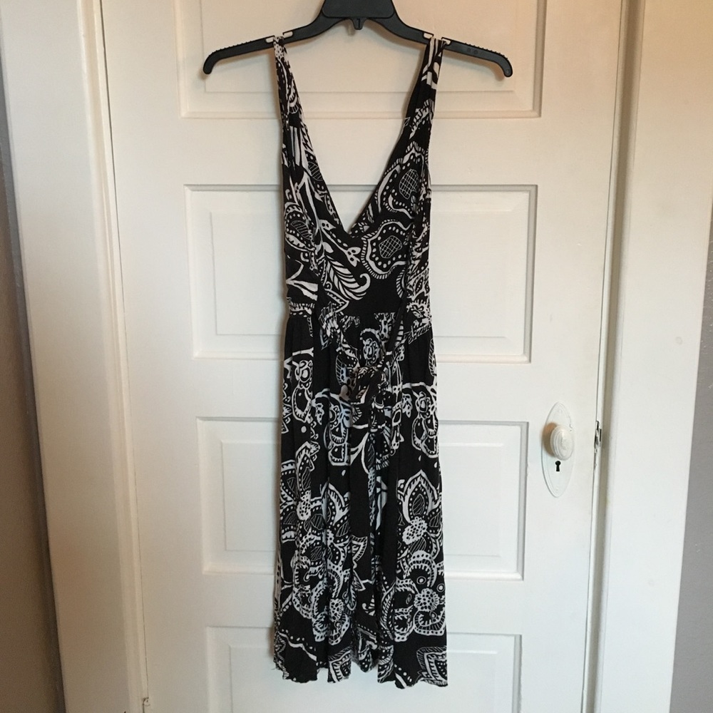Black and white dress