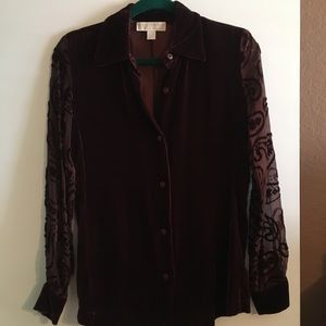 MICHAEL KORS || Velvet and Lace Blouse!