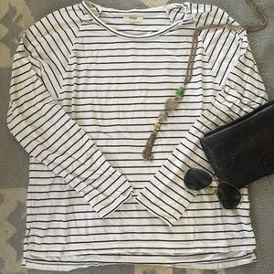 Madewell Striped Black & White Tee