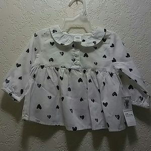 Old navy baby long sleeve shirt 3-6 mon