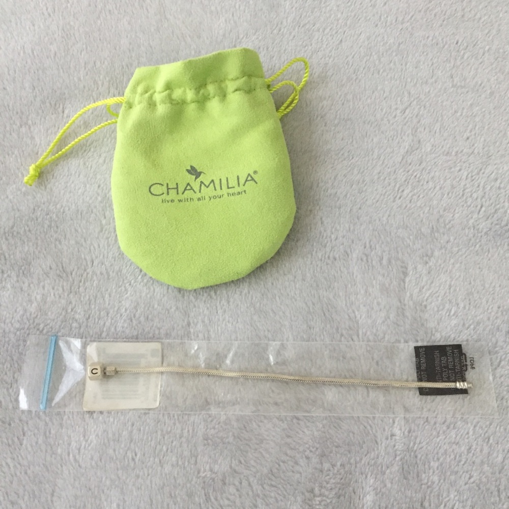 Chamilia Silver Snap Charm Bracelet - 7.5"