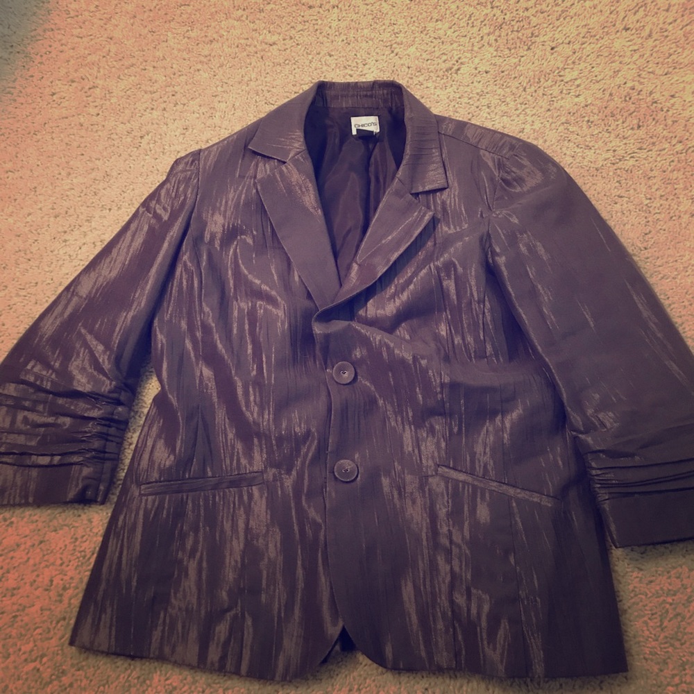 Chico's pearl brown blazer