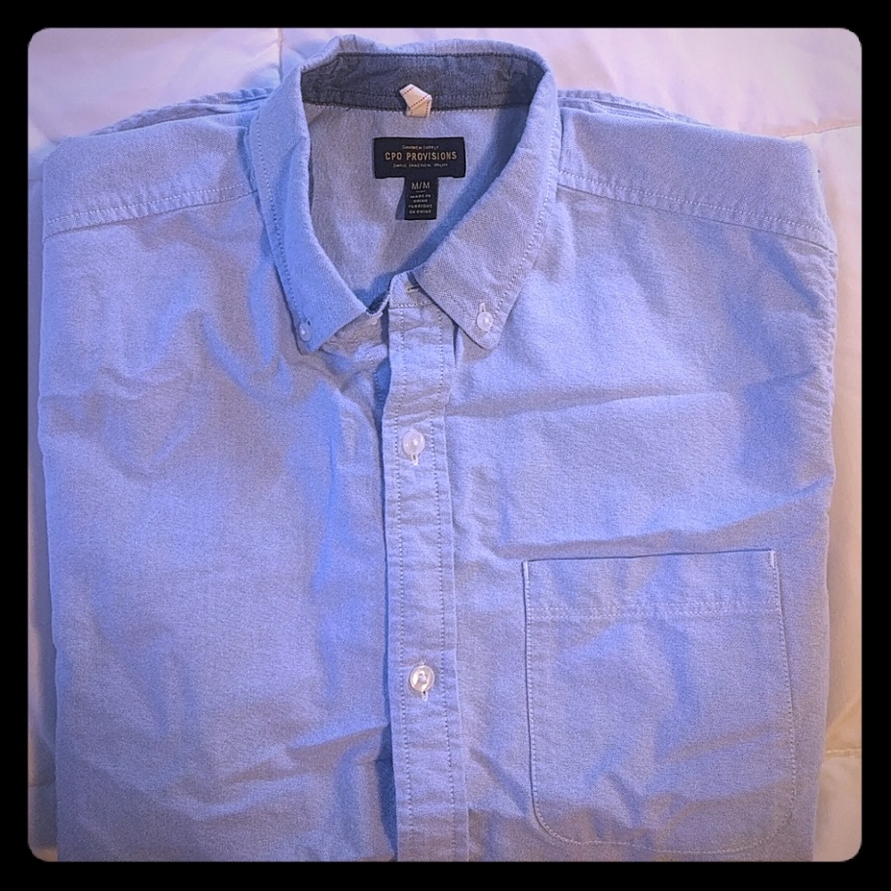 Urban outfitters lightweight blue button down CPO