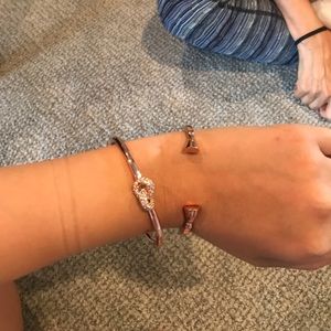 Two rose gold bangels. Never worn
