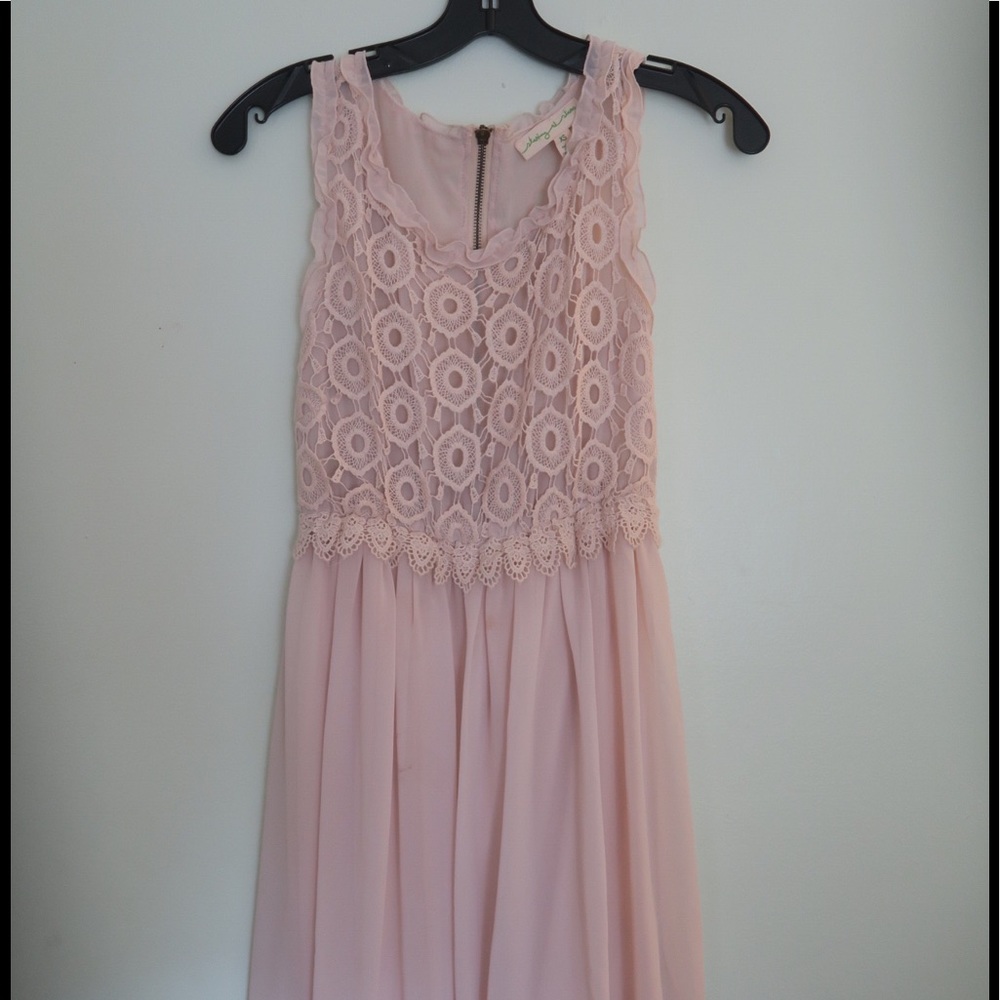 Cream lace dress