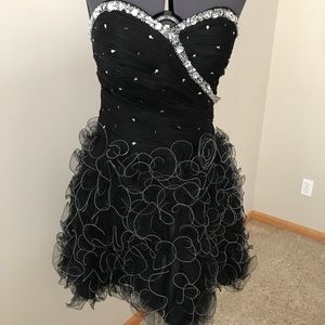 Black formal dress