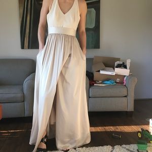 Size 4 (unaltered) White by Vera Wang Bridesmaid