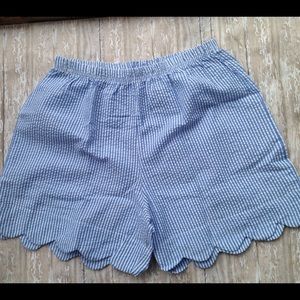 Ladies seersucker shorts