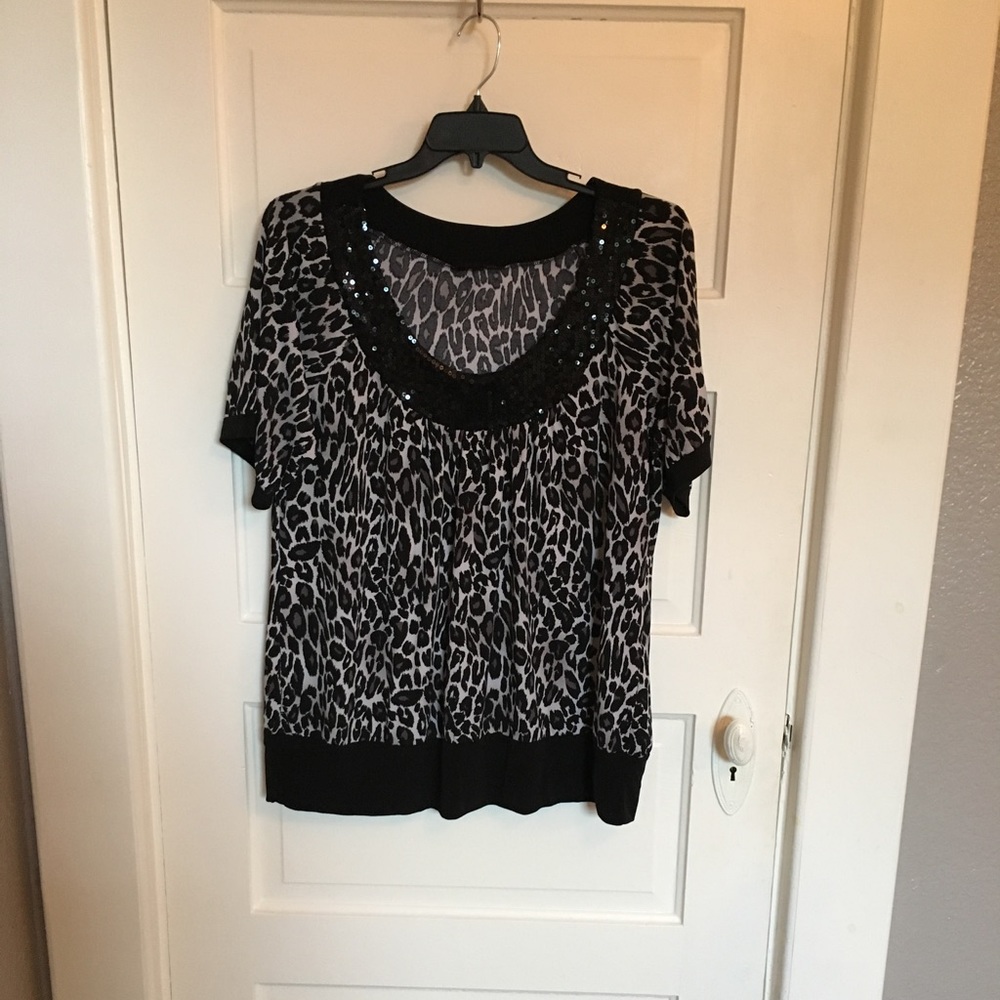 Cheetah print top