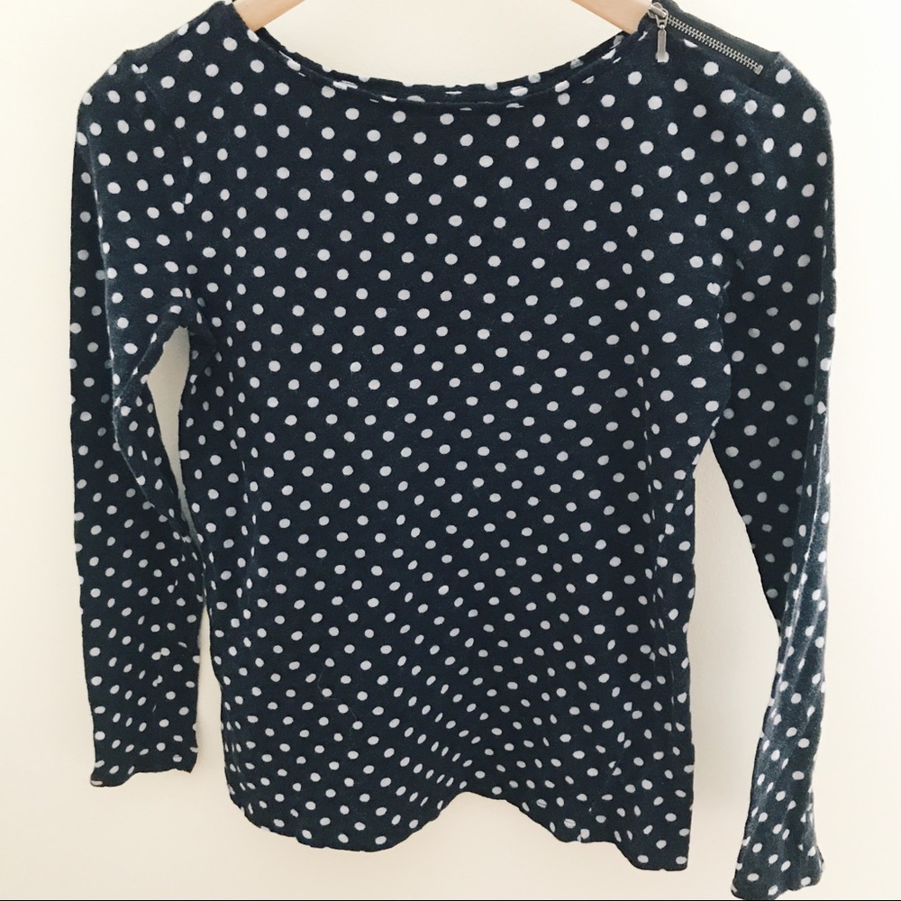 Loft Black & White Long sleeve tee