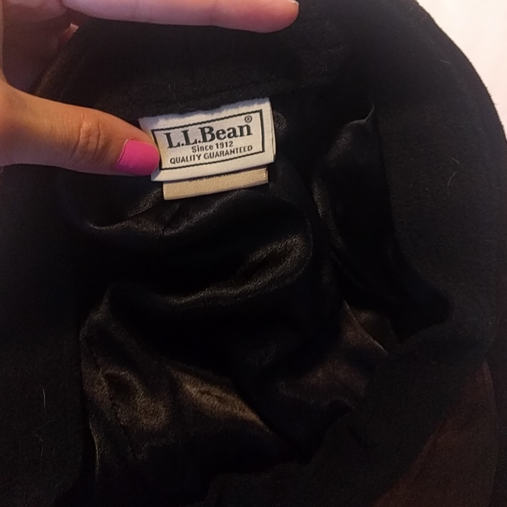 LL bean vintage cabby hat, 100 real suede