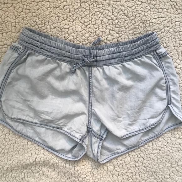 H&M Pants - H&M Chambray Drawstring Shorts