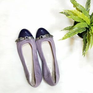 AGL Lavender Buckle Flats