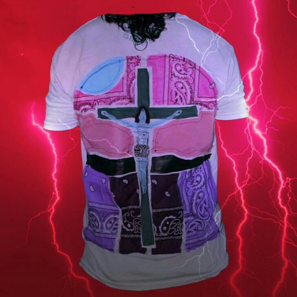 Jesus crucifix body design for men and women