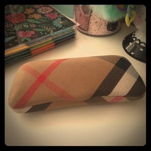Burberry glasses case