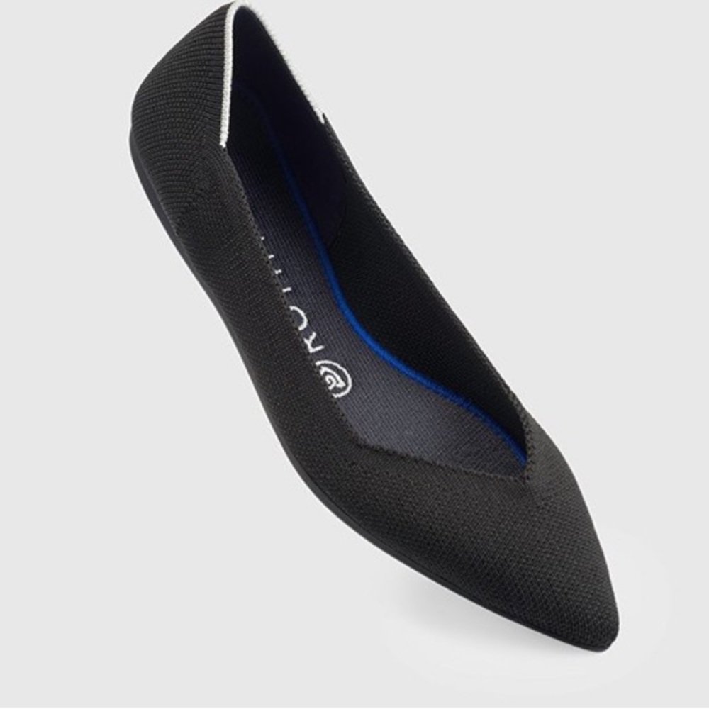 Rothy's Solid Black Point Toe