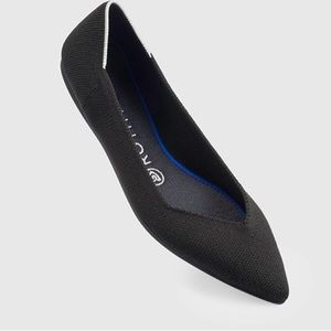 Rothy's Solid Black Point Toe