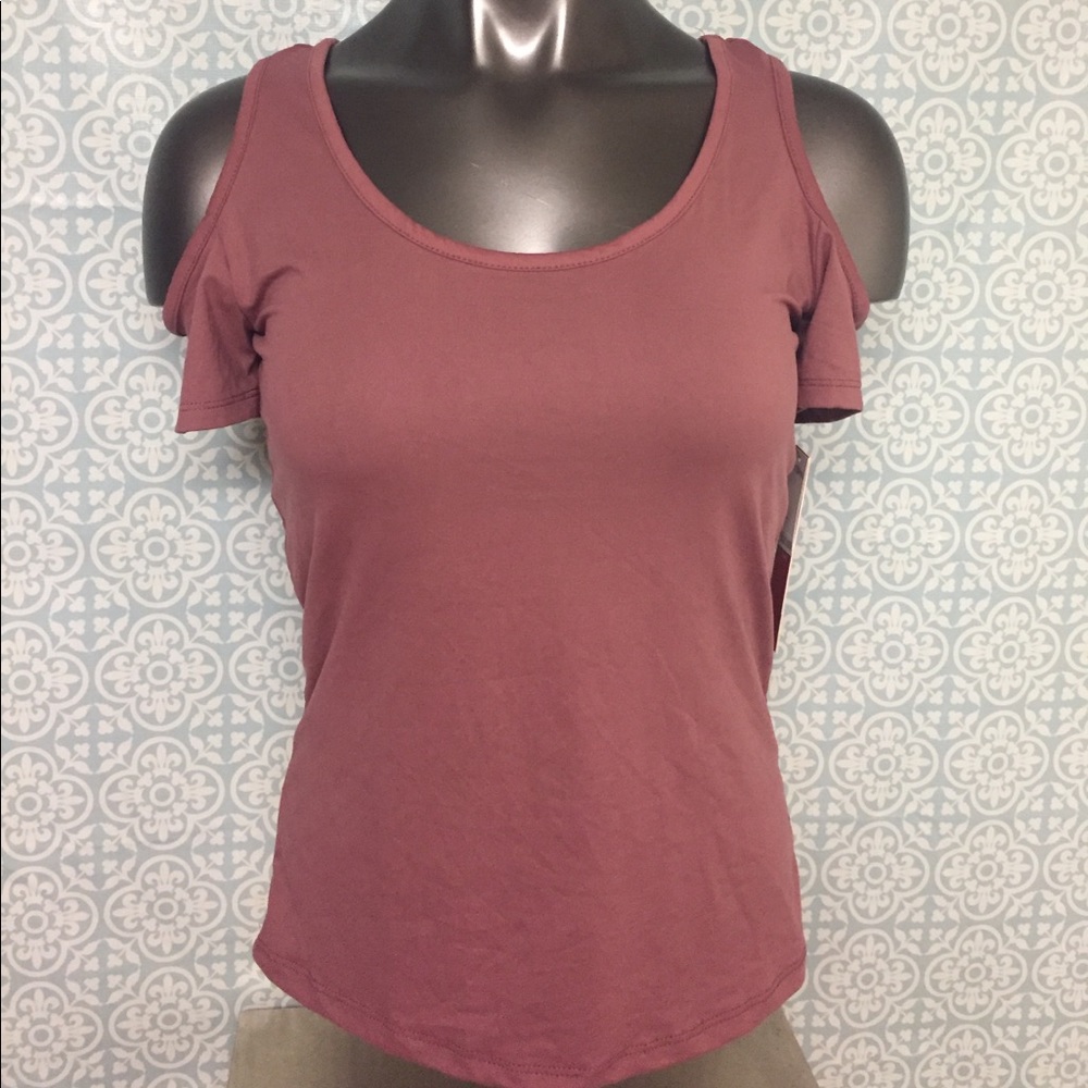 💋NWT Wmns bare shoulder short sleeve blouse