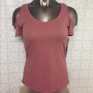 💋NWT Wmns bare shoulder short sleeve blouse