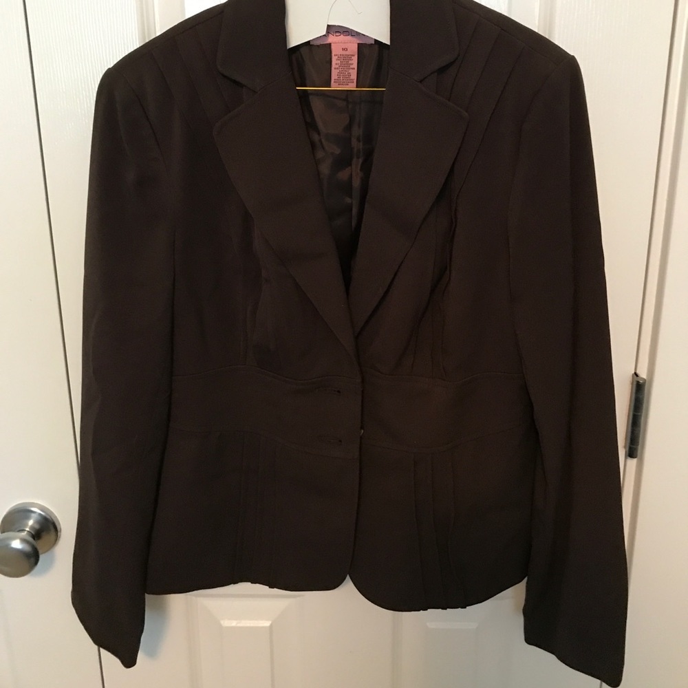 Brown dress blazer