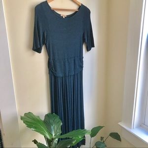 Jersey midi dress