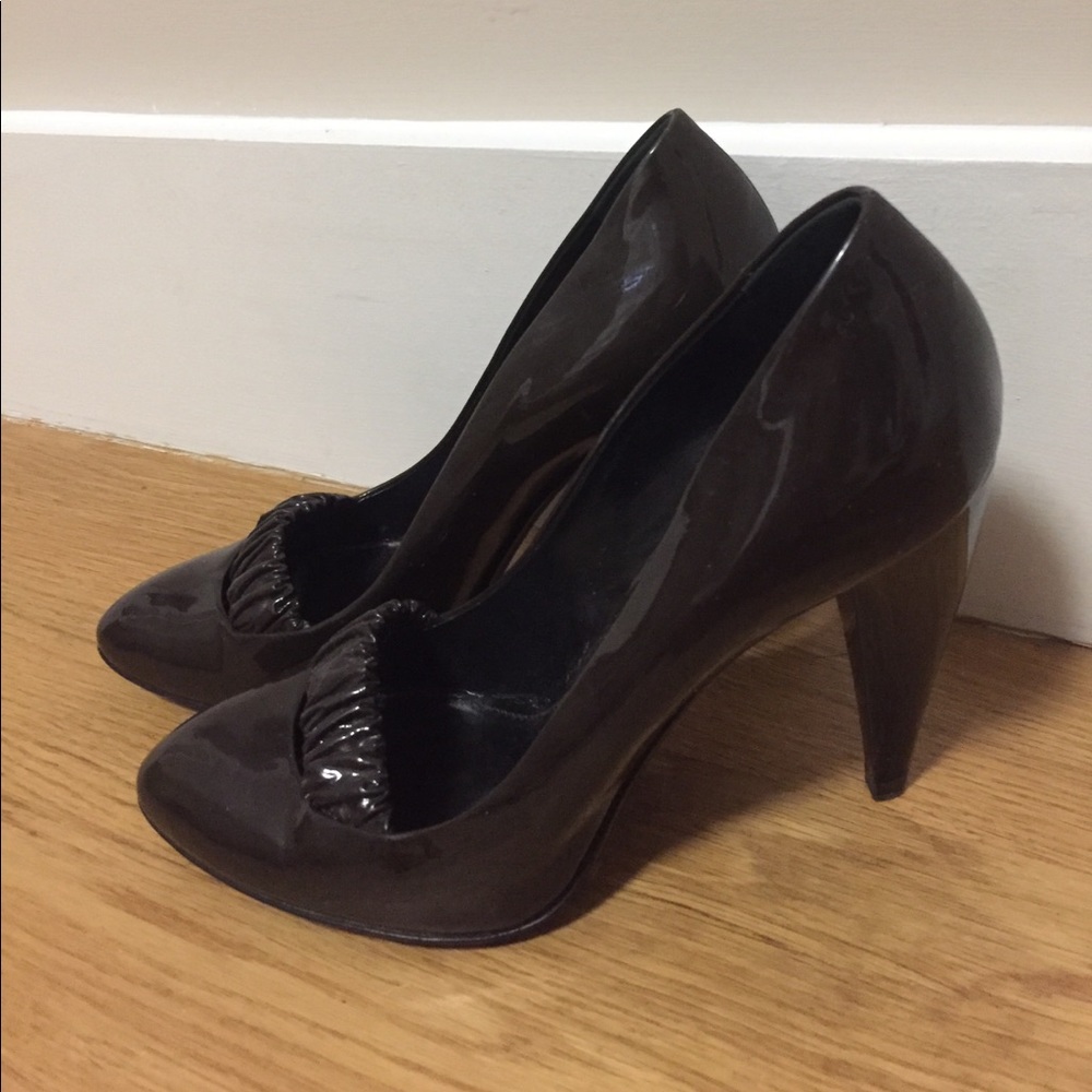 Burberry Brown Patent Leather Heels - sz38