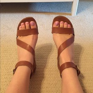 Brown sandals