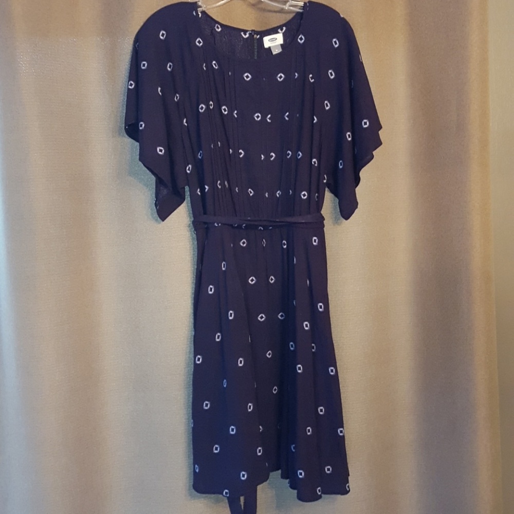 👗Old Navy Navy Blue Short Sleeve Dress👗