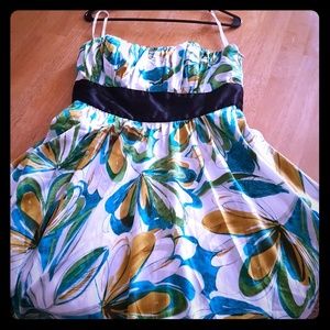 Strapless cocktail dress