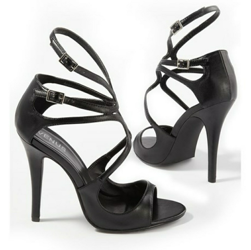 Strappy high heel shoes size 9