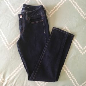American Eagle Dark Wash Jegging, 6 Short
