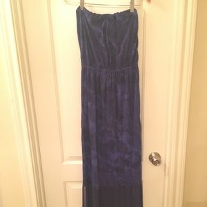 Navy Blue Express Maxi Dress