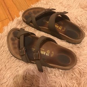Brown Birkenstocks