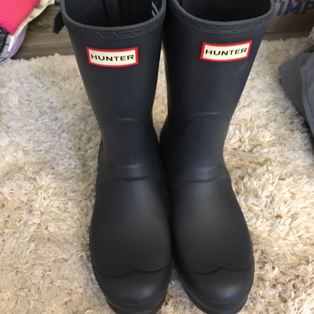 Short Hunter Boots Navy