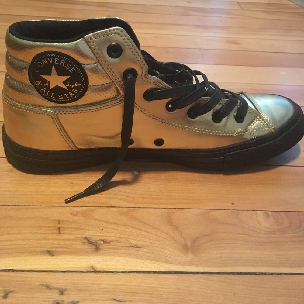 Gold Converse All-star