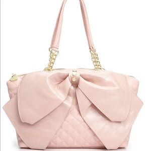 Betsey Johnson Patent Bow Purse