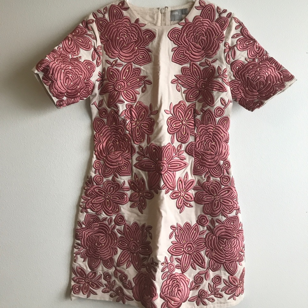 ASOS Embroidered Mini Dress