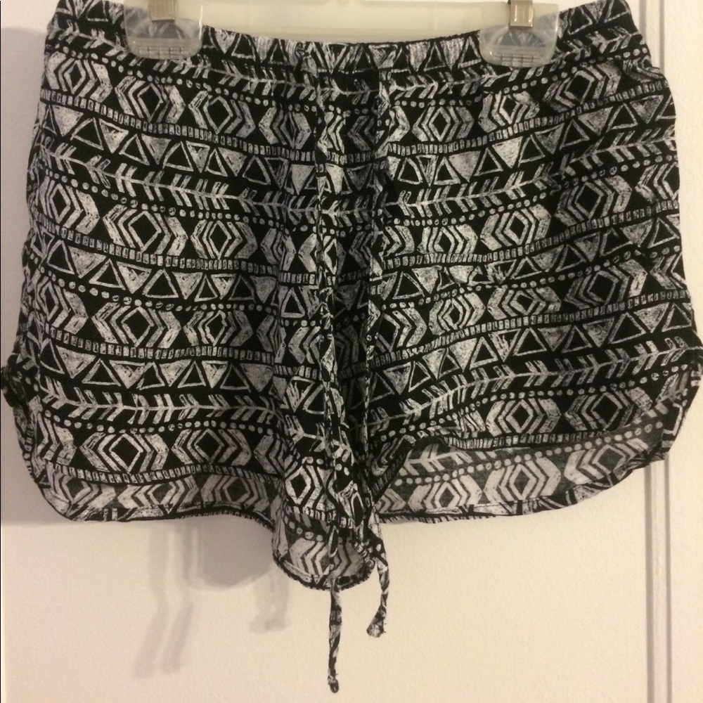 Black & White Aztec Print Shorts from Target