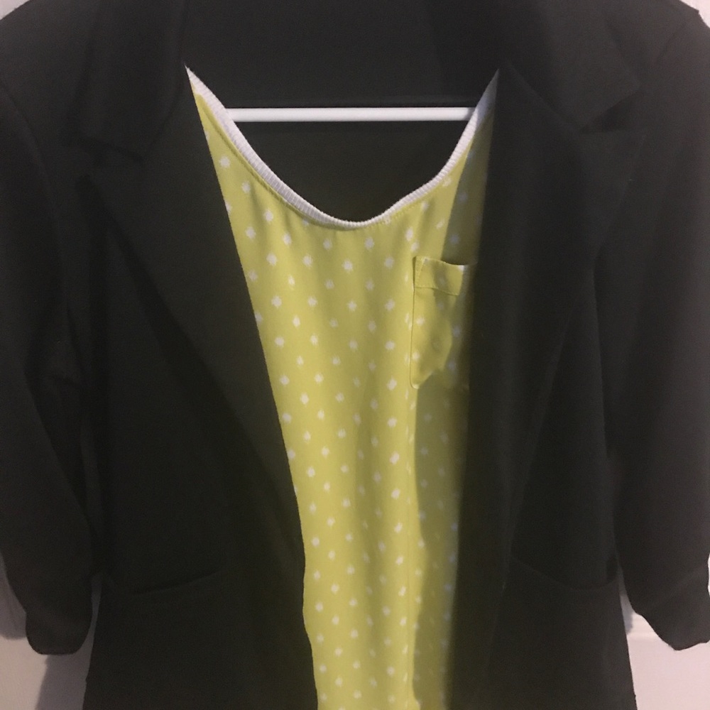 Classic black blazer - Charlotte Russe