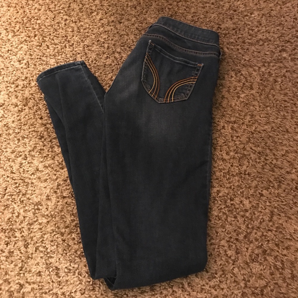 Hollister dark wash jegging