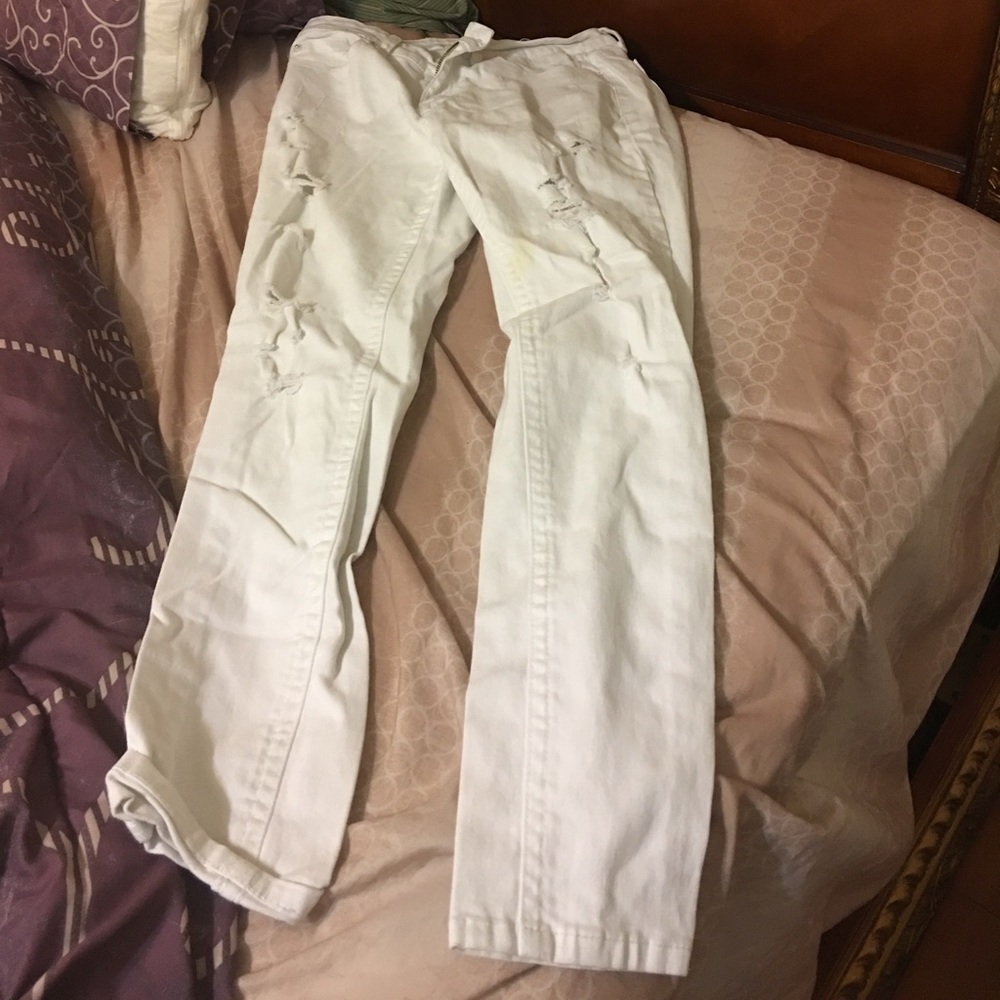 White jeans