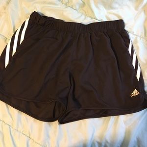Adidas workout black shorts