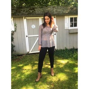 Sheer floral top