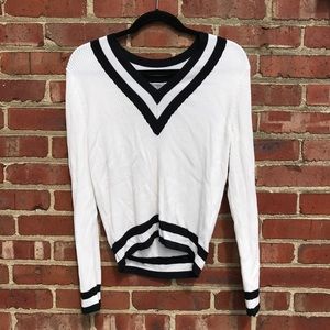 Deep V Tennis Sweater