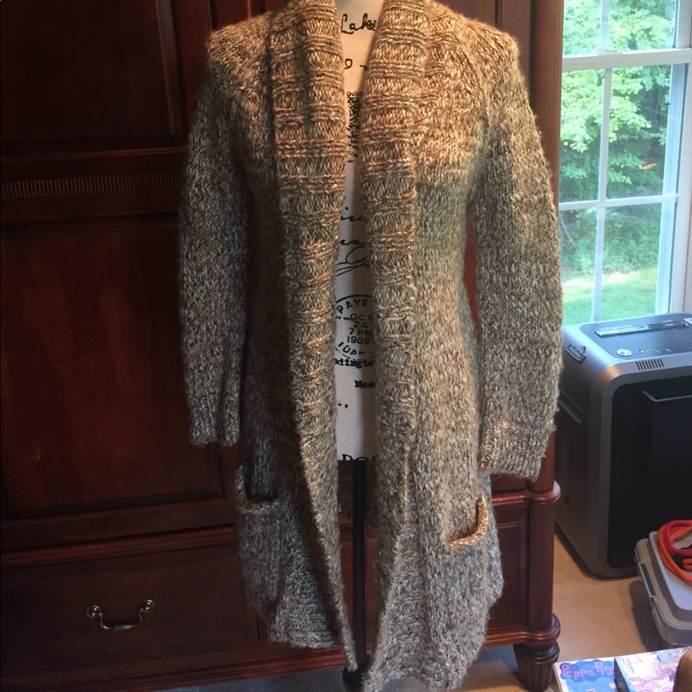 LOFT chunky long cardigan