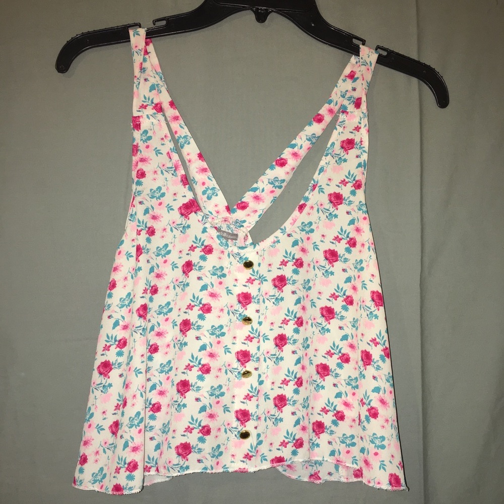 Beautiful rose crop top