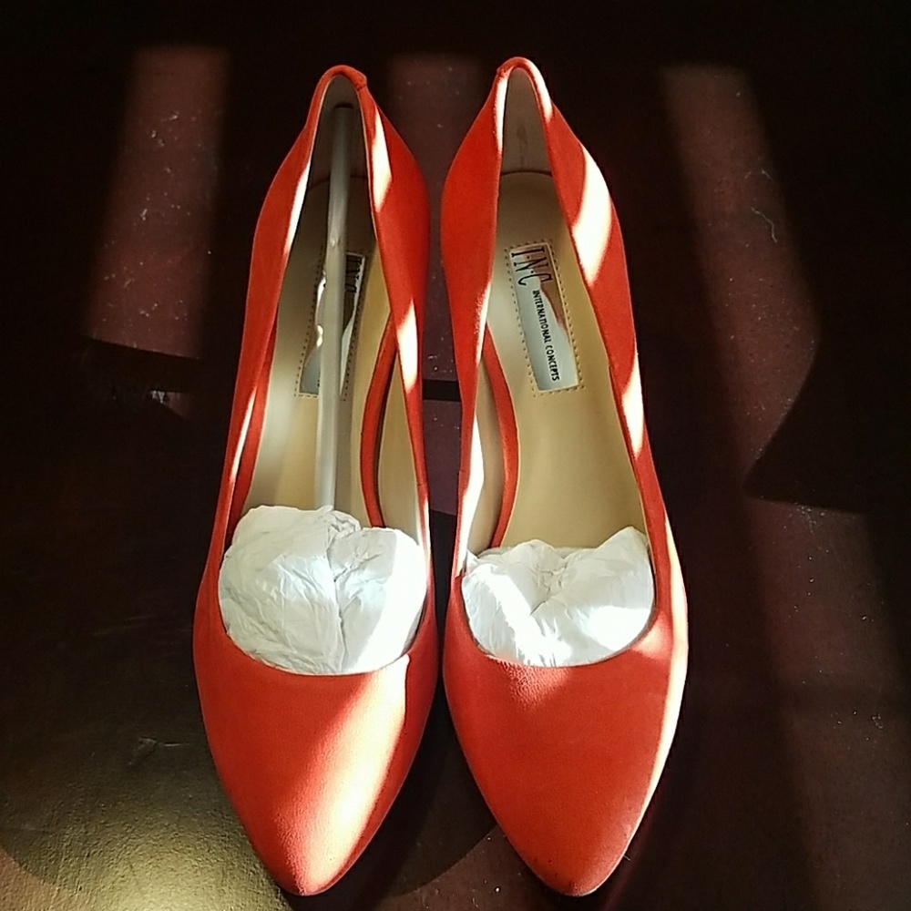 Orange heels