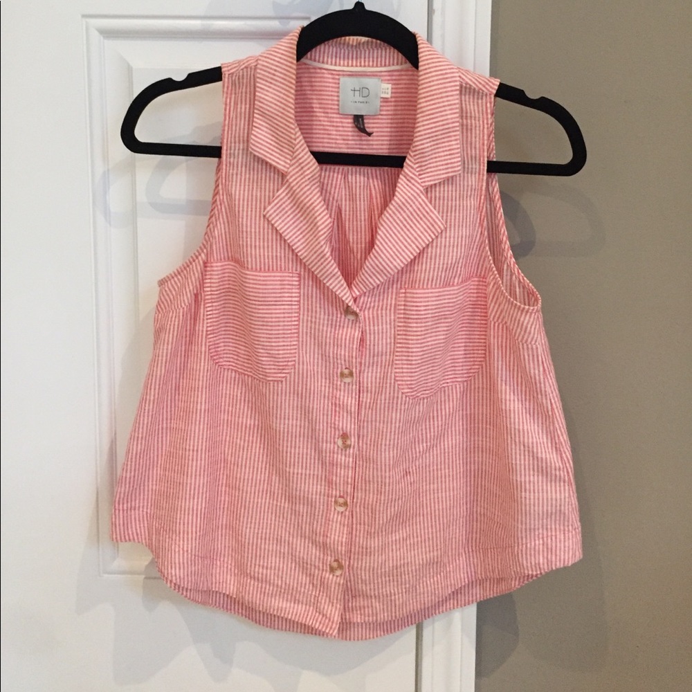 Anthropology sleeveless top