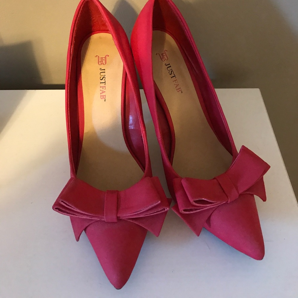 Red Just Fab Shoes 7.5